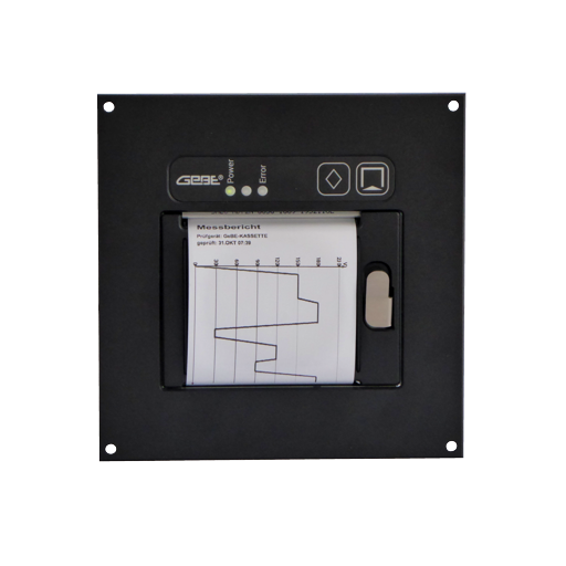Protokolldrucker mit Papieraufwickler: GeBE-KASSETTE