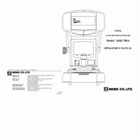 Marco Nidek ARK-700A AutorefractorKeratometer